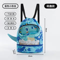 Childrens Cartoon Swimming Bag Waterproof for Kids Women Wet Dry Clothes with Shoes Goggles Storage Pouch Pool Sports Backpack