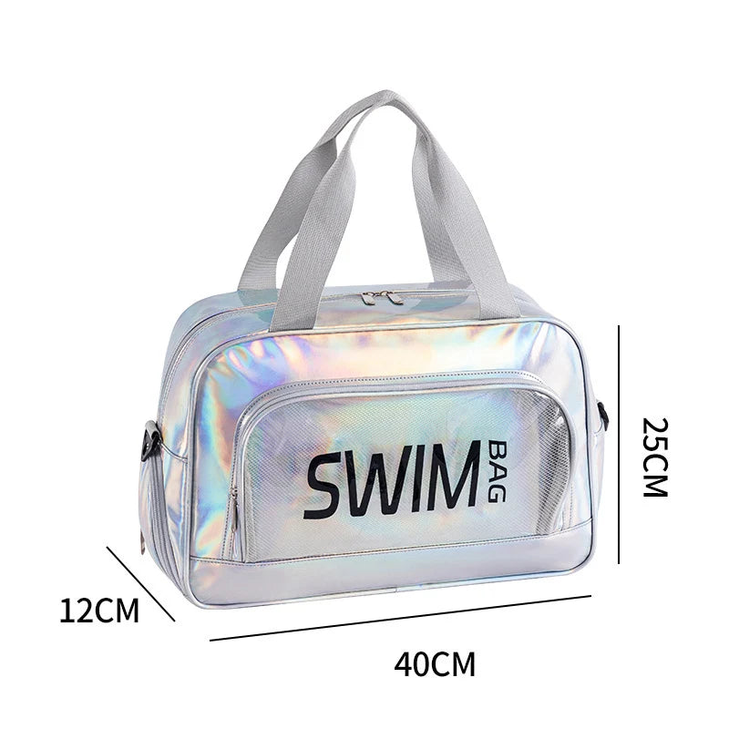 Swimming Climbing Beach Bag Shoes Pocket Outdoor Travel Trip Washing Communting Handbag Dry Wet Summer Clear Luggage Gym Bags