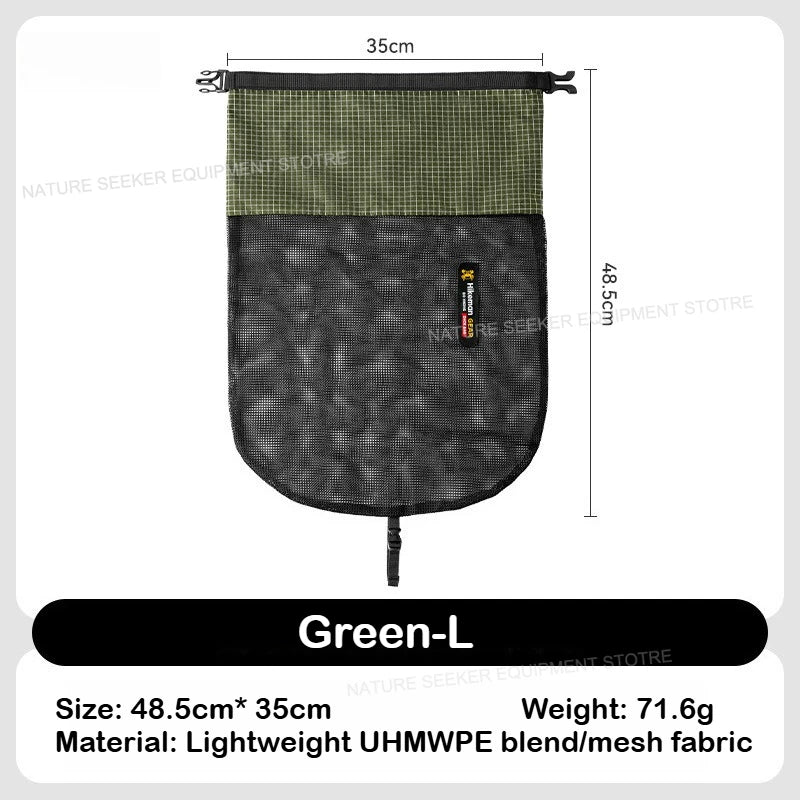 HIKEMAN Adjustable Shoe Bag Large Capacity Lightweight Storage Pouch for Outdoor Travel Hiking River Trekking Gear
