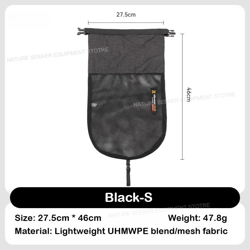 HIKEMAN Adjustable Shoe Bag Large Capacity Lightweight Storage Pouch for Outdoor Travel Hiking River Trekking Gear