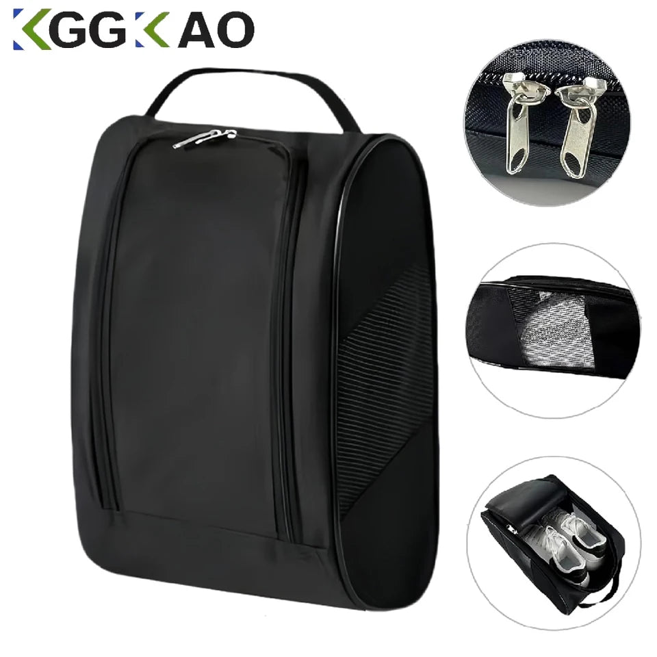1PCS Sport Shoes Bag Golf Shoe Bag, Shoes Storage Organizer with Zipper Closuren for Outdoor, Sports, Golf, Travel, Gem