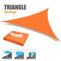Waterproof Garden Shade Sail Right Angle Triangle Garden Canopy with Ropes UV Block Patio Sunshade Sunscreen Awnings Sun Shelter