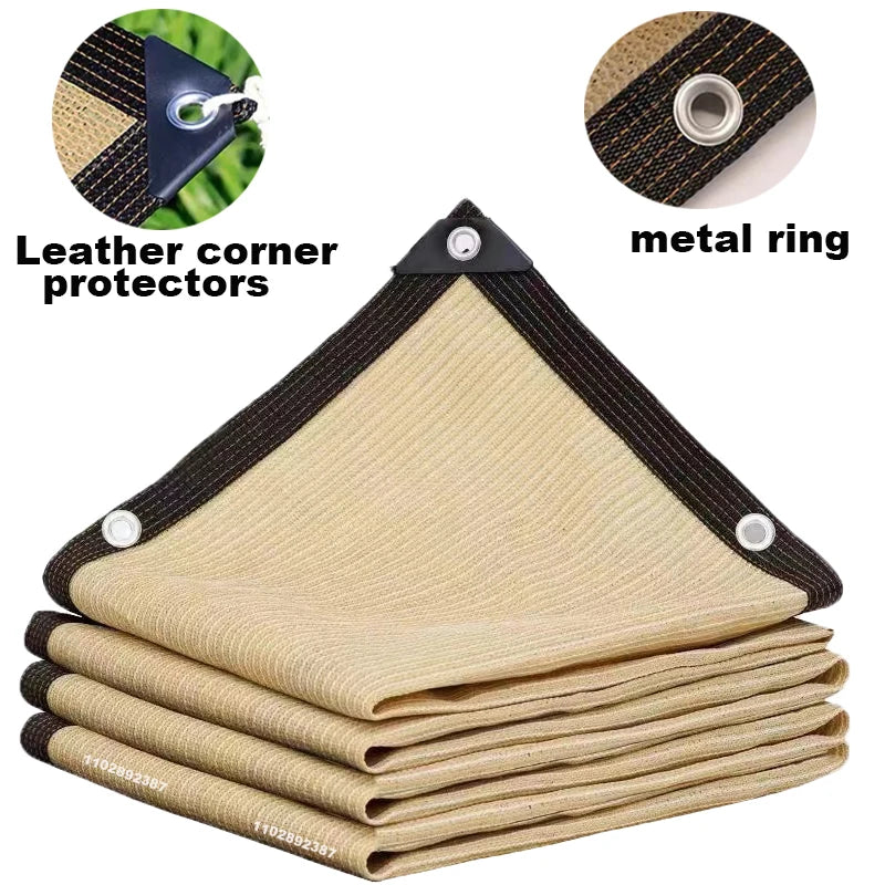 Summer Sunshade Net Garden Room Sunscreen Shading Sails Sun Protection Shading Mesh Outdoor Camping Car Sun Cover Shade Sails