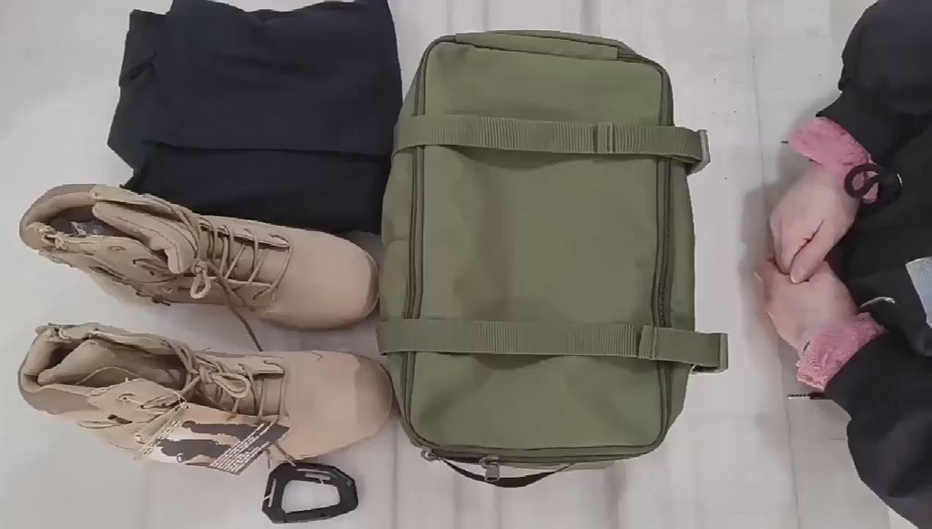 Tactical Shoes Storage Bag Hiking Cycling Handbag Outdoor Camping Picnic Bags Stove Carry Pack Portable Sorting Mounting Pouch