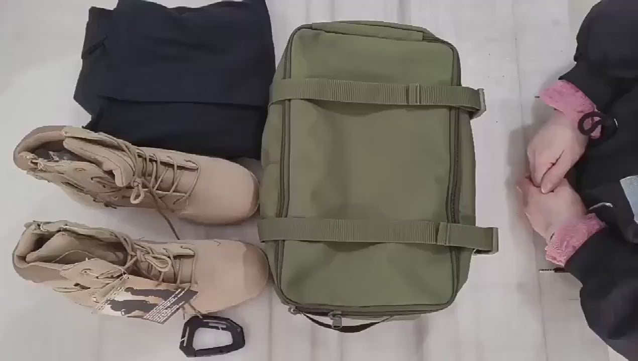 Tactical Shoes Storage Bag Hiking Cycling Handbag Outdoor Camping Picnic Bags Stove Carry Pack Portable Sorting Mounting Pouch